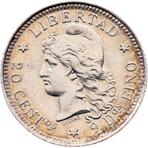 Argentina, 20 Centavos 1882