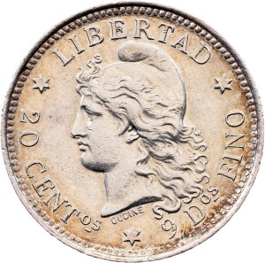 Argentina, 20 Centavos 1882