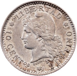 Argentina, 10 Centavos 1883