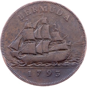 Bermuda, 1 Penny 1793, Handsworth