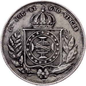Brazil, 200 Reis 1857, Rio de Janeiro