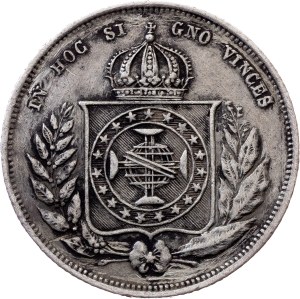 Brazil, 200 Reis 1857, Rio de Janeiro