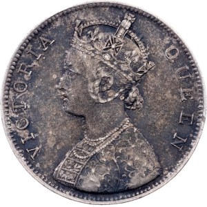 British India, 1 Rupee 1862