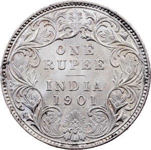 British India, 1 Rupee 1901, Bombay