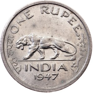 British India, 1 Rupee 1947, Bombay