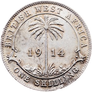 British West Africa, 1 Shilling 1914, Heaton