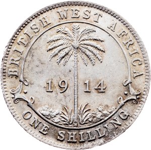 British West Africa, 1 Shilling 1914, Heaton
