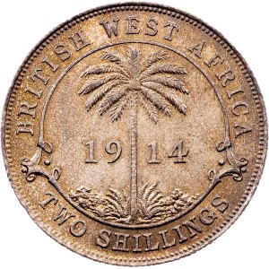 British West Africa, 2 Shillings 1914, London