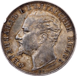 Bulgaria, 5 Leva 1894, Kremnitz