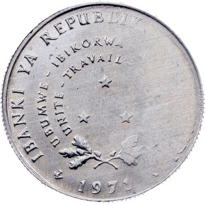Burundi, 5 Francs 1971, Brussels