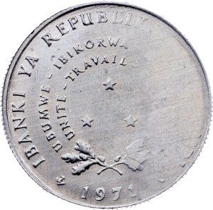 Burundi, 5 Francs 1971, Brussels