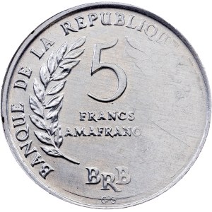Burundi, 5 Francs 1971, Brussels
