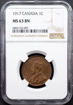 Canada, 1 Cent 1917, Ottawa