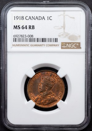 Canada, 1 Cent 1918, Ottawa