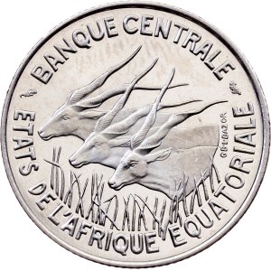 Central African States , 100 Francs 1966, Paris