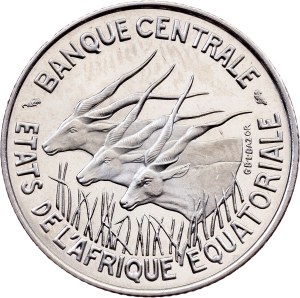 Central African States , 100 Francs 1966, Paris