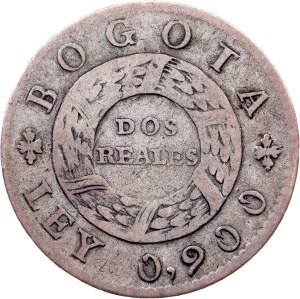 Colombia , 2 Reales 1849, Bogota