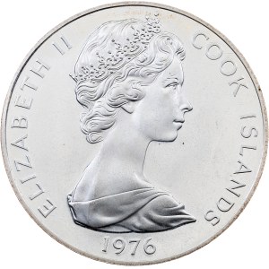 Cook Islands, 5 Dollars 1976, Pennsylvania