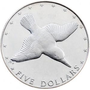 Cook Islands, 5 Dollars 1976, Pennsylvania