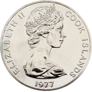 Cook Islands, 25 Dollars 1977, Pennsylvania