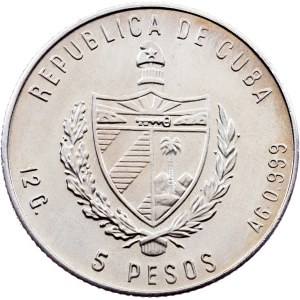 Cuba, 5 Pesos 1984, Havana
