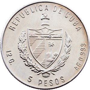 Cuba, 5 Pesos 1984, Havana