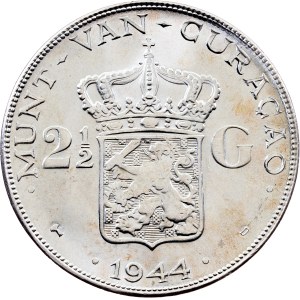 Curacao, 2 1/2 Gulden 1944, Denver