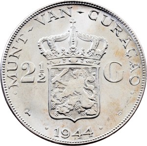 Curacao, 2 1/2 Gulden 1944, Denver