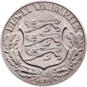Estonia, 2 Krooni 1939