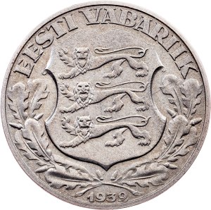 Estonia, 2 Krooni 1939