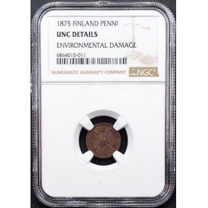 Finland, 1 Penni 1875