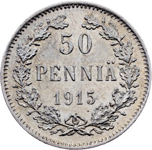 Finland, 50 Pennia 1915, Helsinki