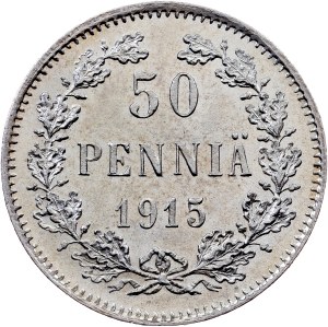 Finland, 50 Pennia 1915, Helsinki