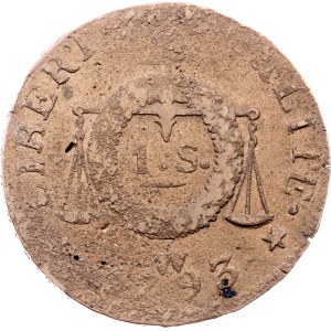 France, 1 Sol 1793, Lille