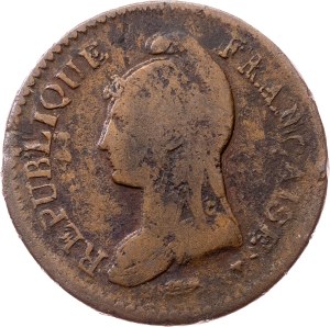 France, 1 Decime 8 (1799), Metz