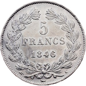 France, 5 Francs 1846, A, Paris