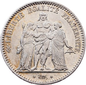France, 5 Francs 1848, Paris