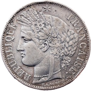 France, 5 Francs 1849, A, Paris