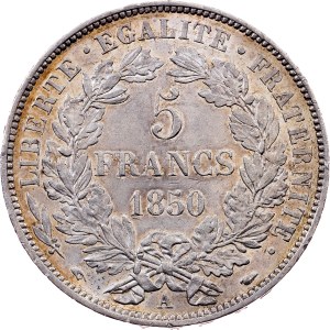 France, 5 Francs 1850, Paris