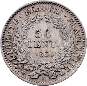 France, 50 Centimes 1850, Paris