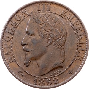 France, 5 Centimes 1862, Strasbourg