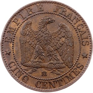 France, 5 Centimes 1862, Strasbourg