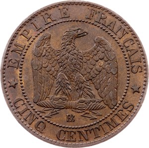 France, 5 Centimes 1862, Strasbourg
