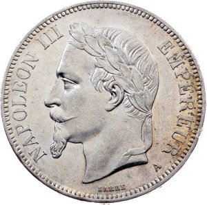 France, 5 Francs 1870, Paris