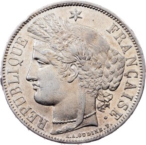 France, 5 Francs 1870, Paris