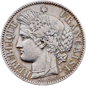 France, 2 Francs 1872, Bordeaux