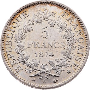 France, 5 Francs 1874, Paris