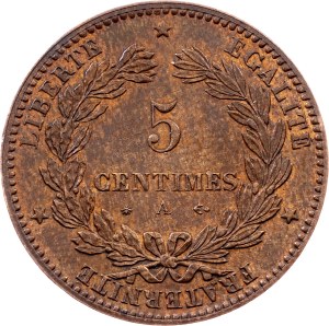 France, 5 Centimes 1875, Paris
