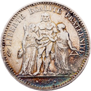 France, 5 Francs 1878, Bordeaux