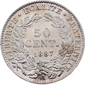 France, 50 Centimes 1887, Paris
